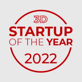 Logo 3D-Startup des Jahres 2022